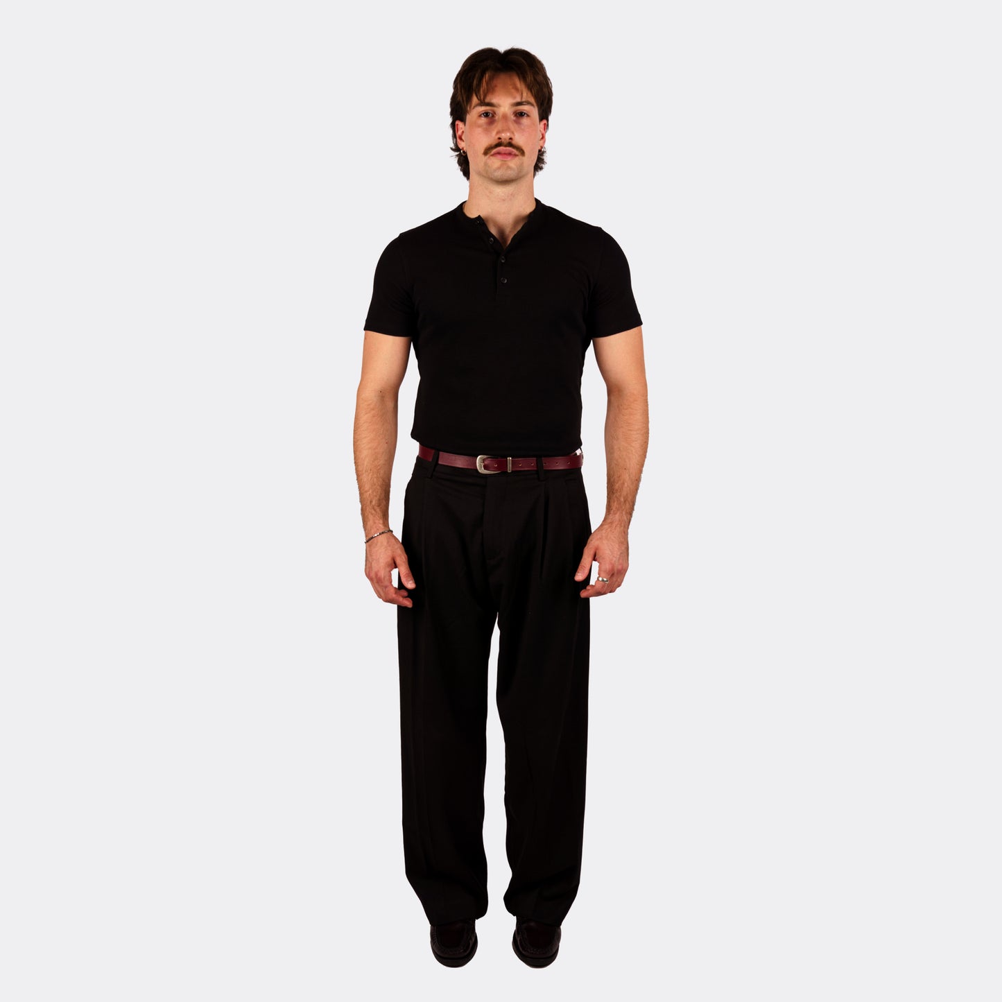 Henley Tee - Black