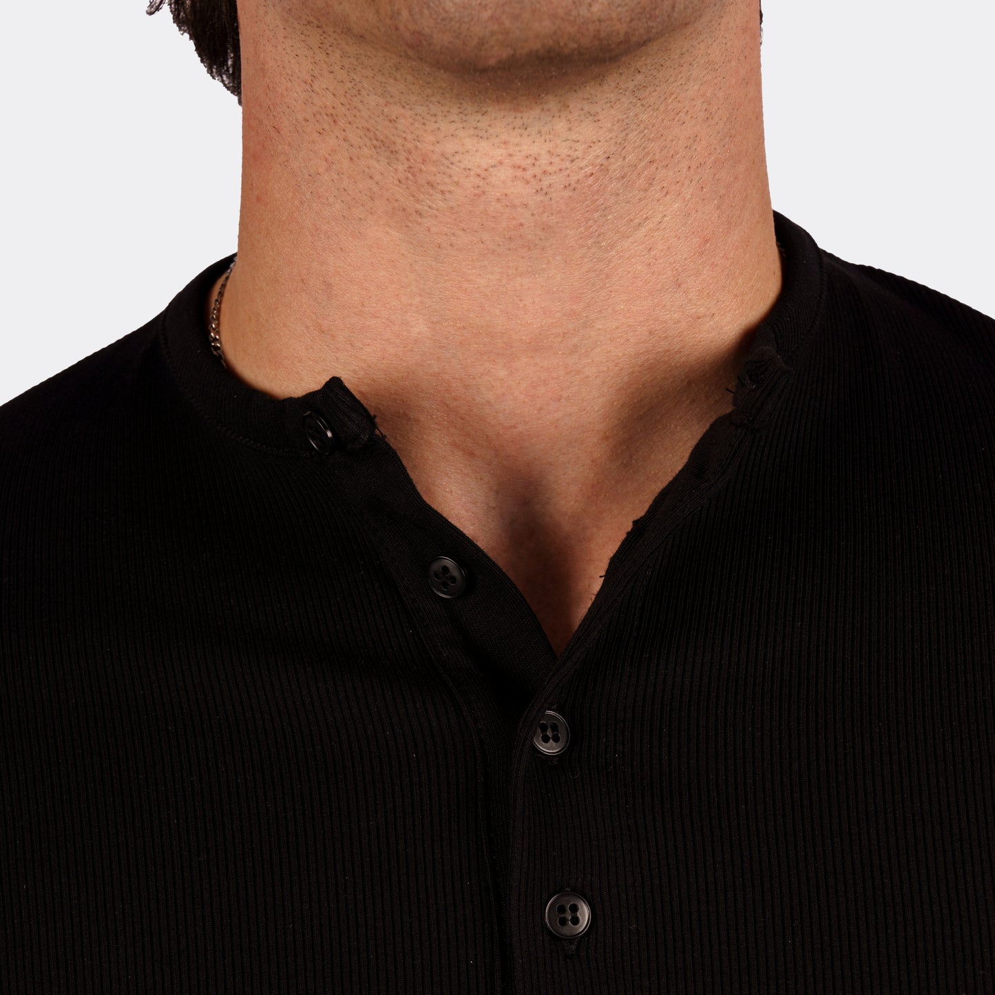 Henley Tee - Black